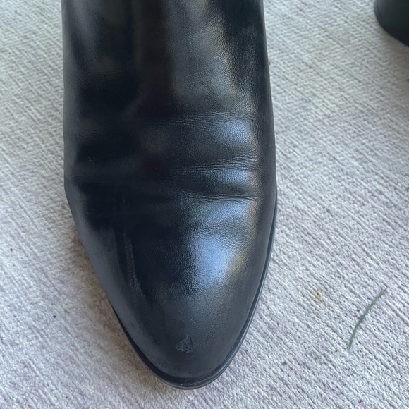 Ankle boots black block heel Sam Edelman - Picture 3 of 6